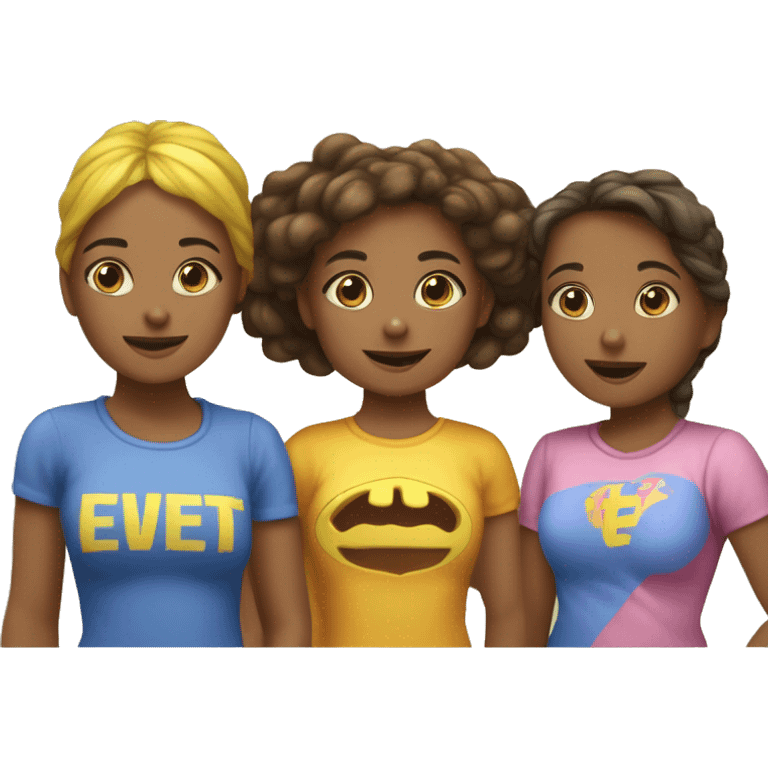 Les supers nanas sont trois petites filles dotées de super-pouvoirs dont la mission est de sauver le monde.
 emoji