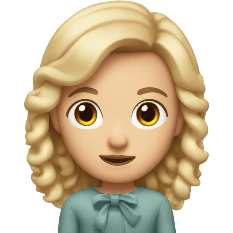 my memoji with a bow emoji