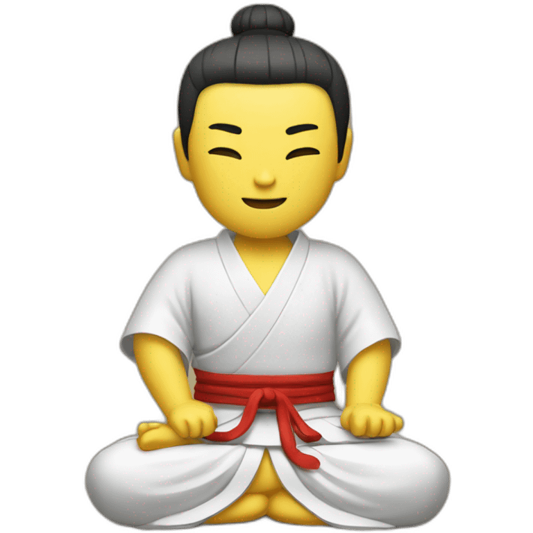 zen buddhist samurai emoji