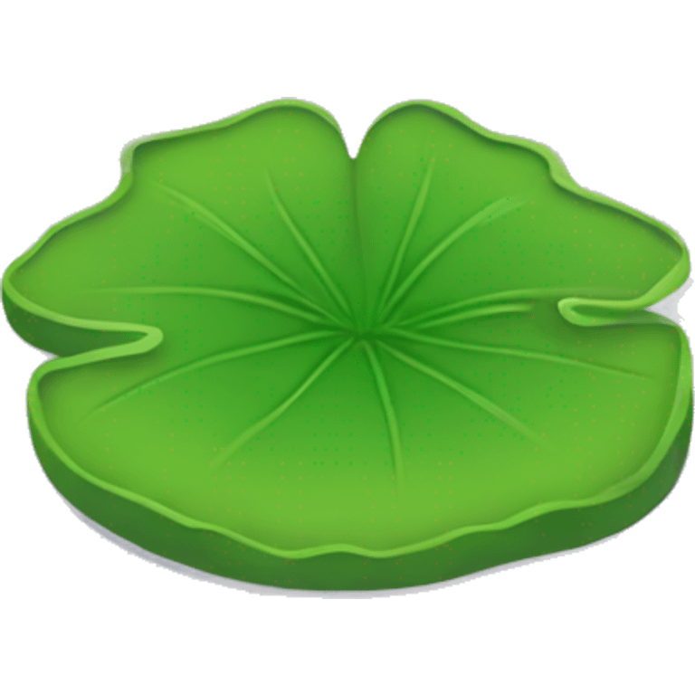 Lilly pad flower  emoji