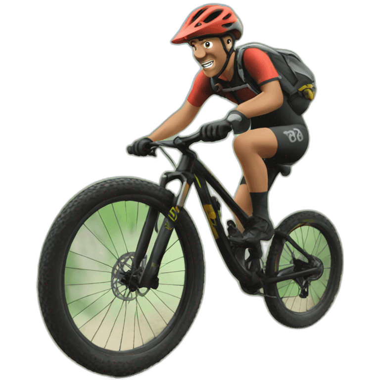 mountain biker emoji