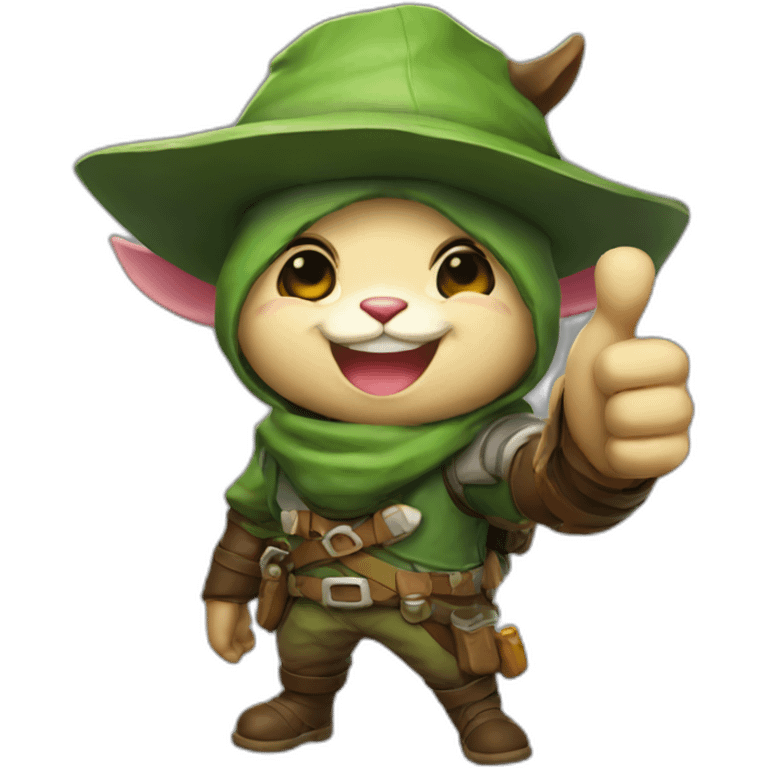 teemo thumbs up emote emoji