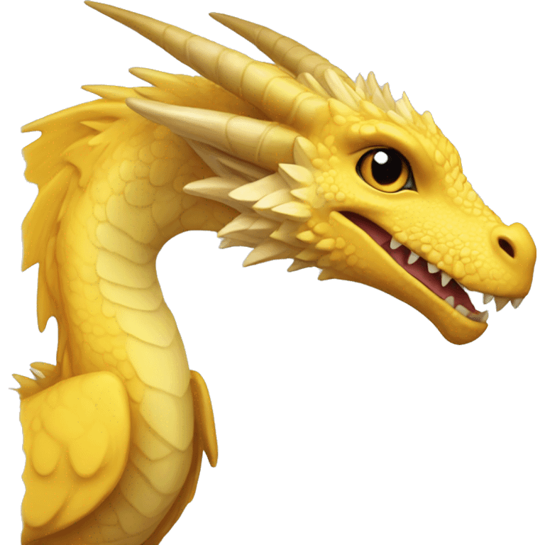 Golden Feathertail dragon emoji