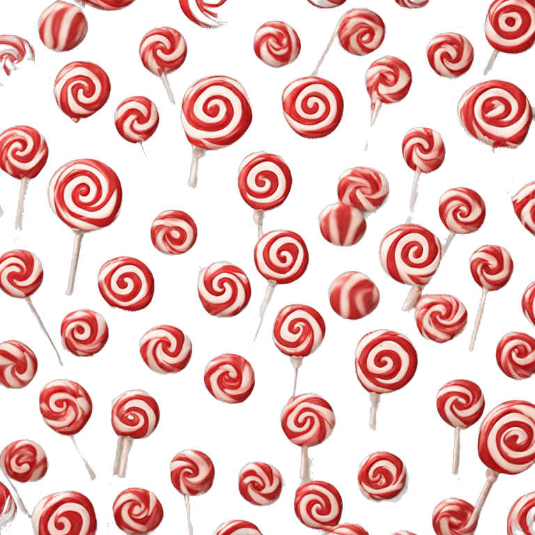 Red and White Swirled Lollipop on Stick
 3d
 emoji