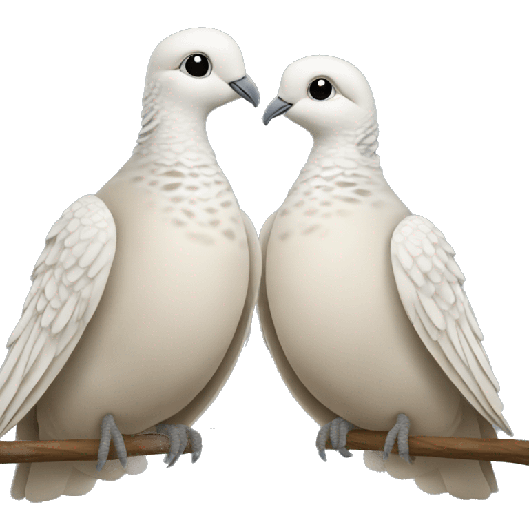 Two turtle doves emoji