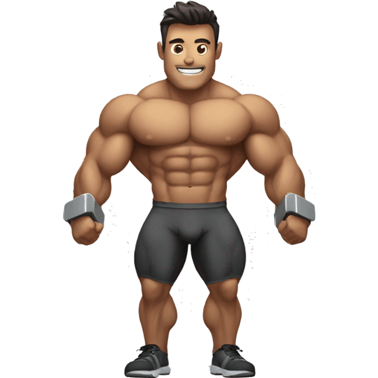 battery bodybuilder emoji