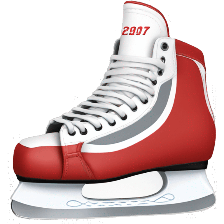 Hockey Skate red emoji