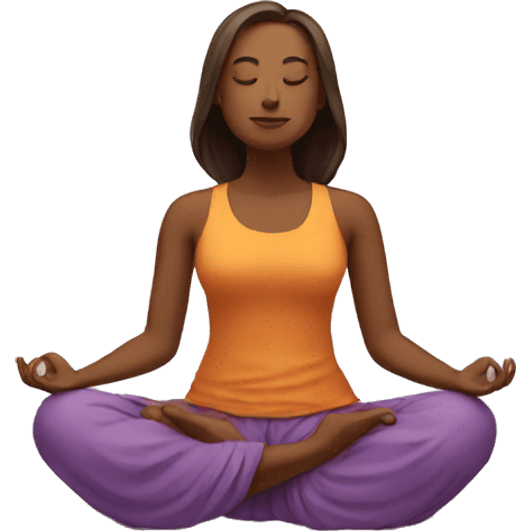 meditation emoji