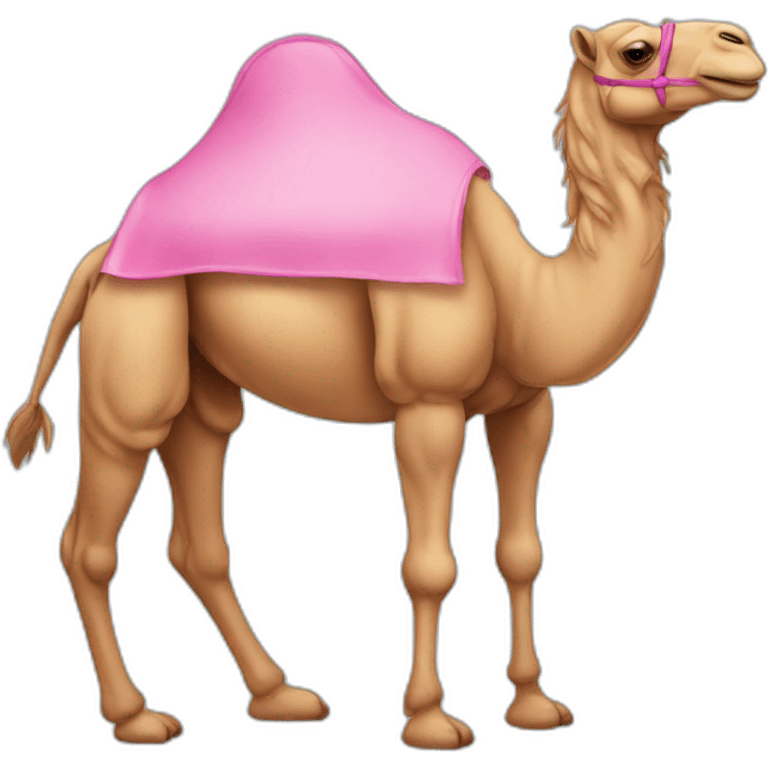 pink camel emoji