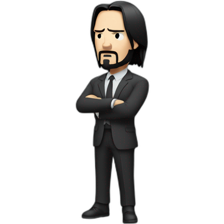 john wick shrugging emoji