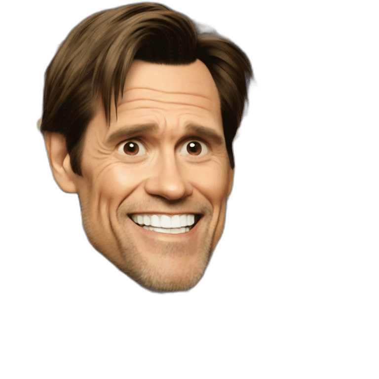 Jim Carrey covering his eara emoji