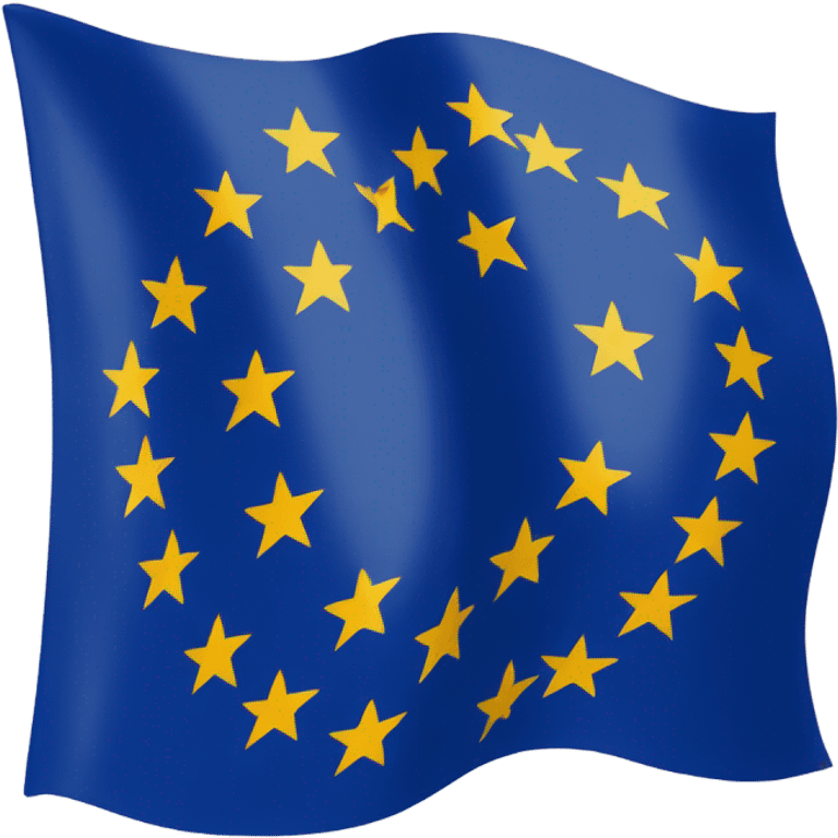 the flag of the European Union emoji