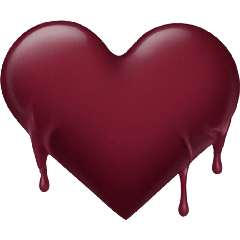 broken maroon heart emoji