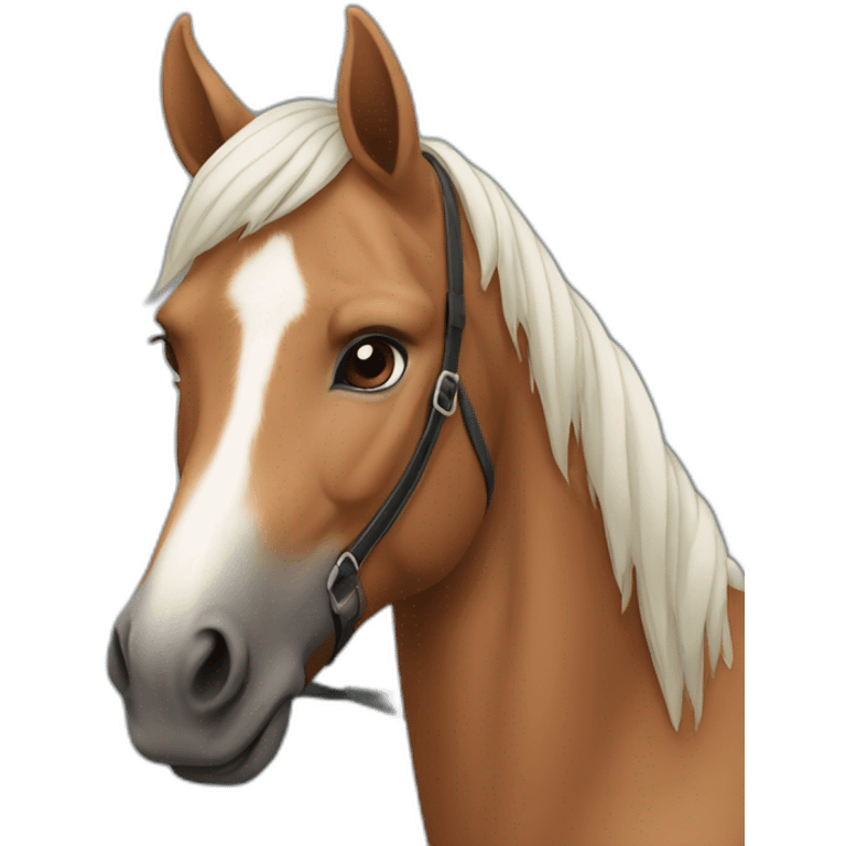 een stijgerend paard emoji