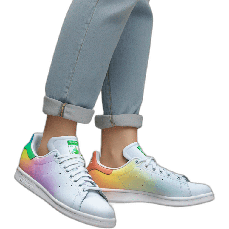 adidas-shoes-stan-smith-rainbow emoji