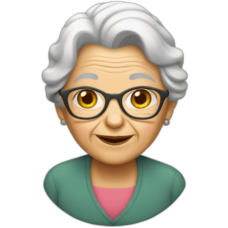 old lady emoji