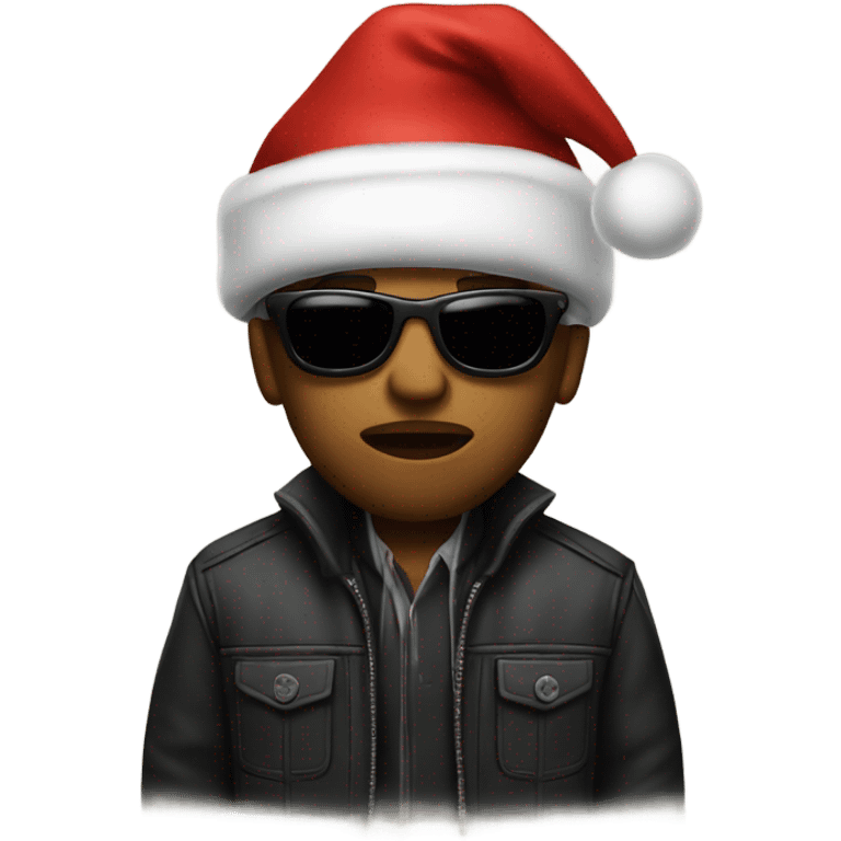 Gangster Christmas emoji