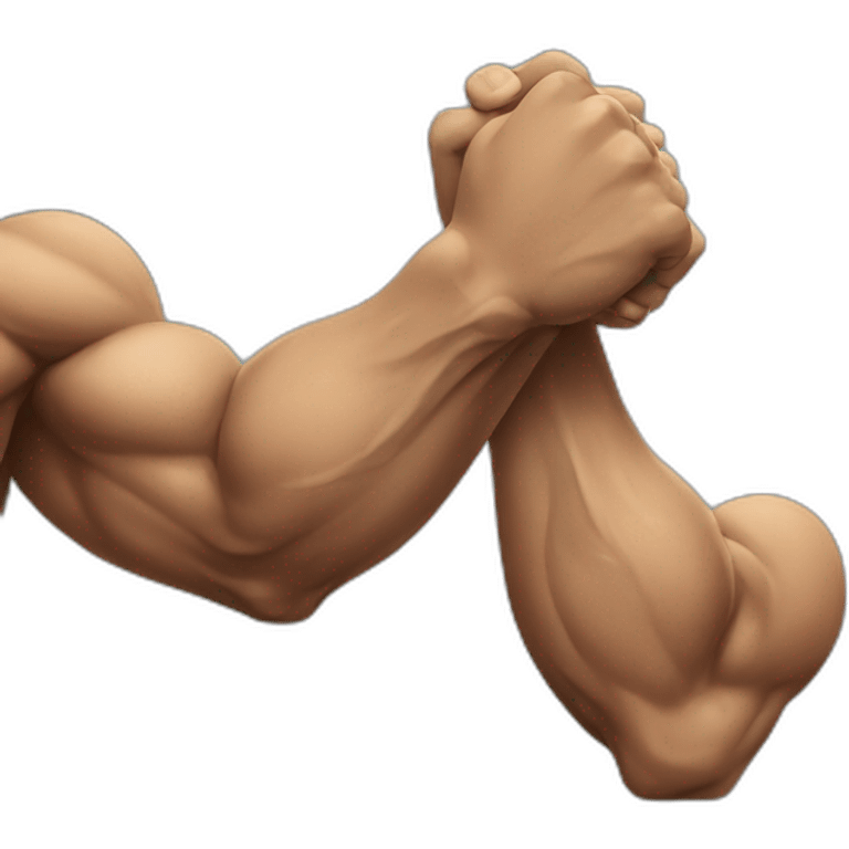 Arm wrestling emoji