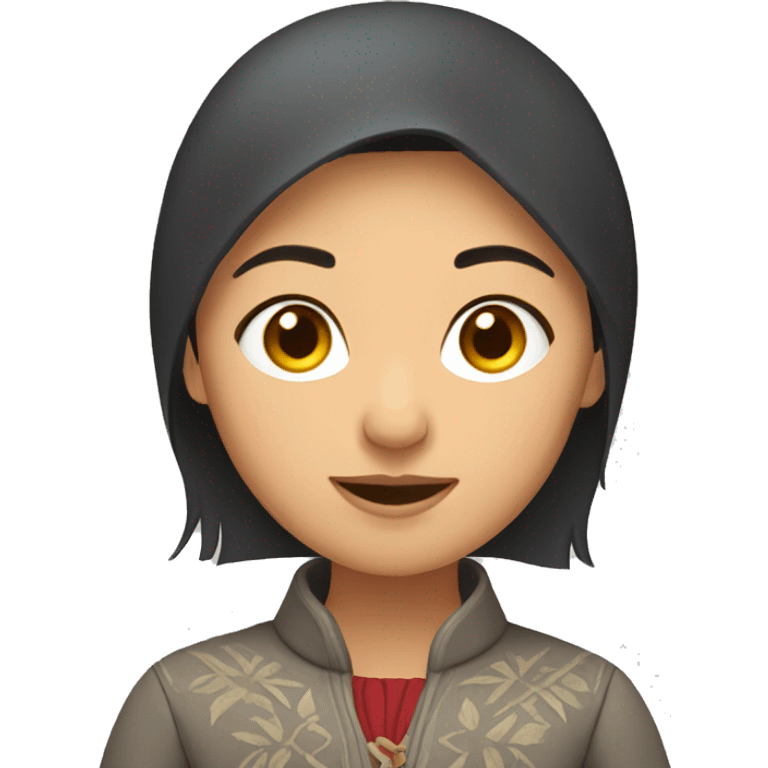 kyrgyz girl emoji