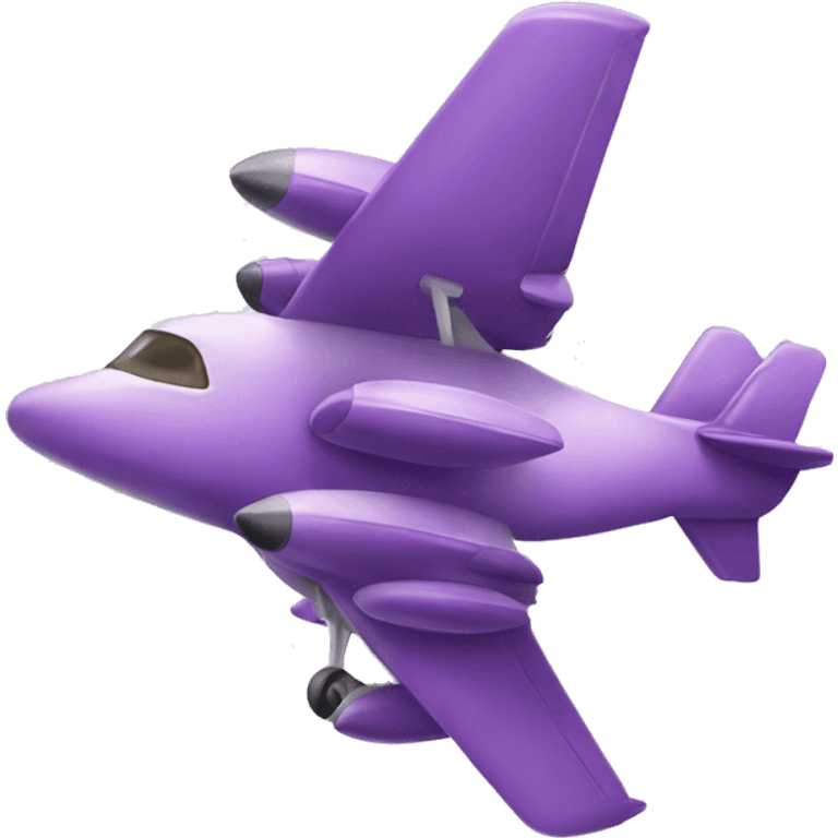 lilac plane emoji