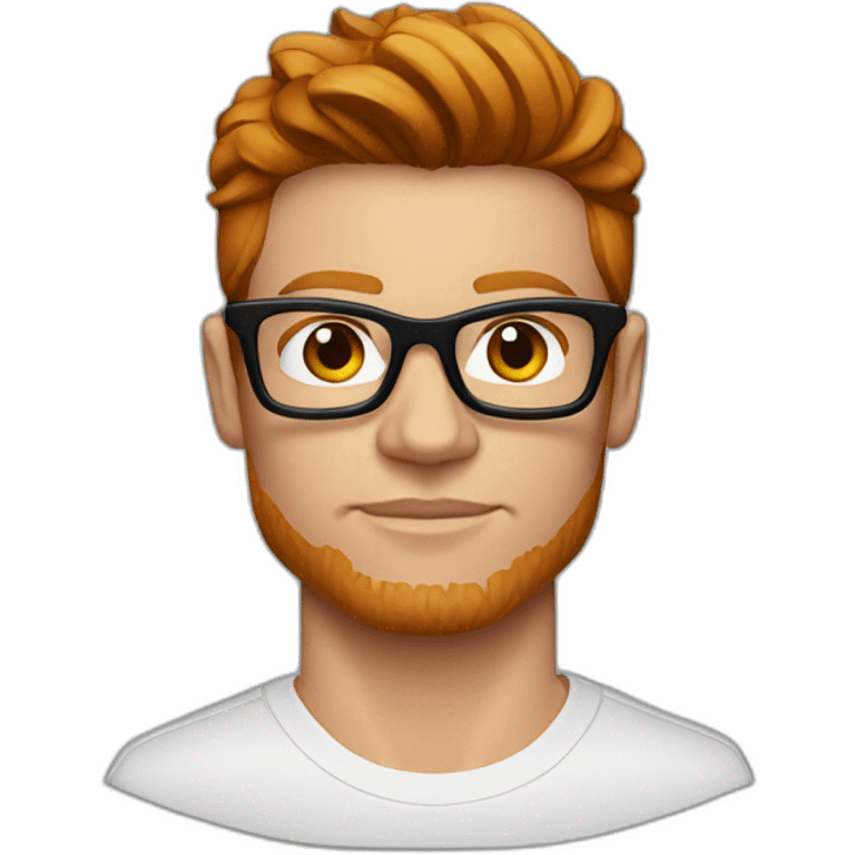 canelo alvarez with dark rimmed glasses emoji