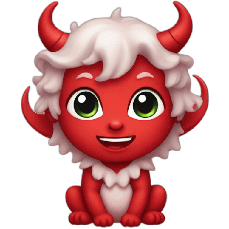 cute baby devil emoji