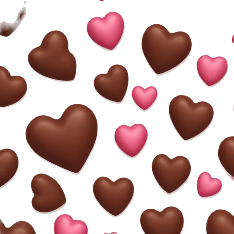 chocolate hearts emoji