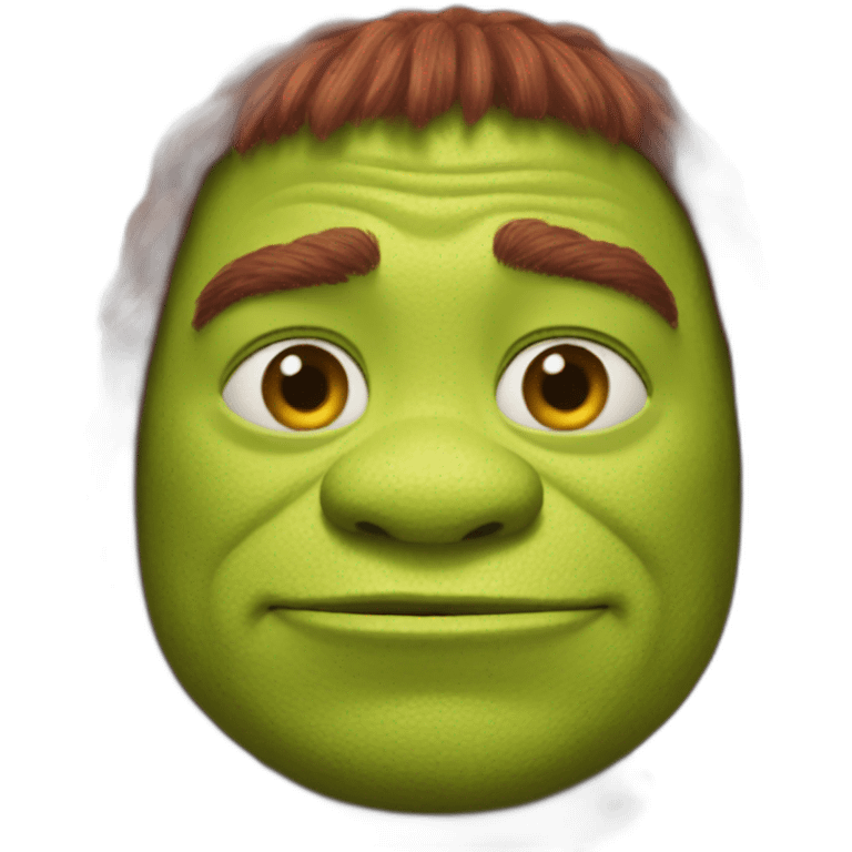 red-shrek emoji