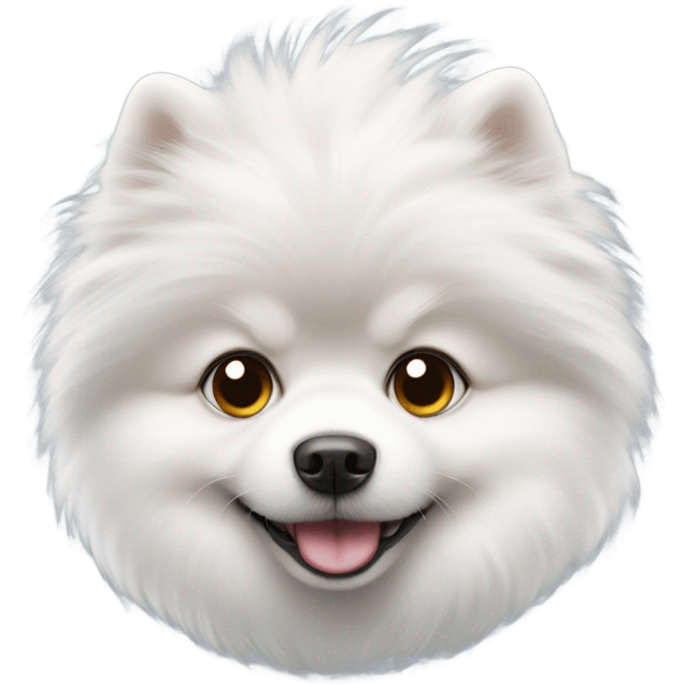 white pomeranian emoji