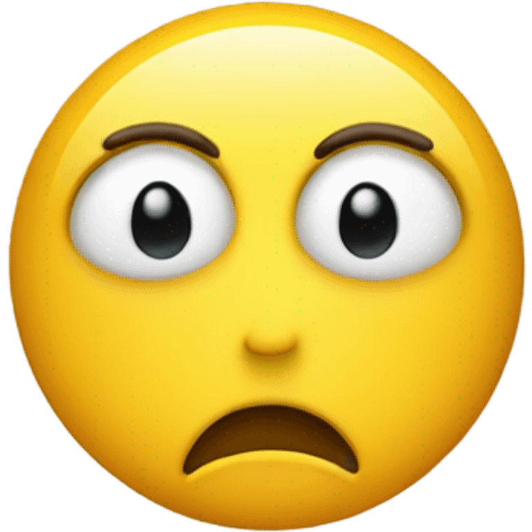 I created a tired yellow emoji emoji