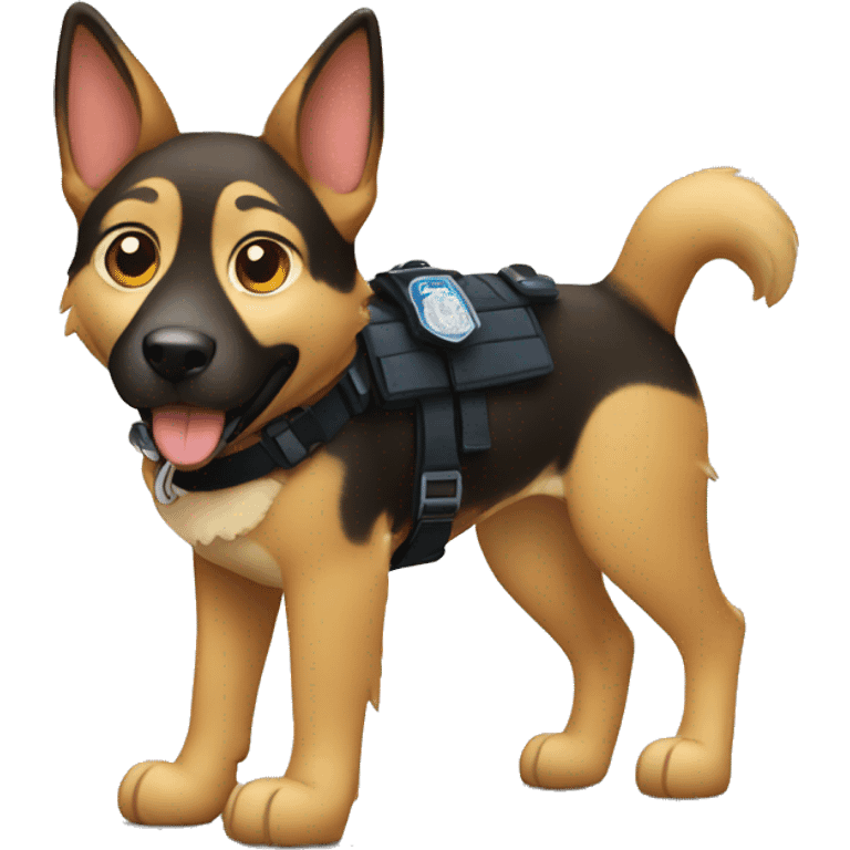 Police dog emoji