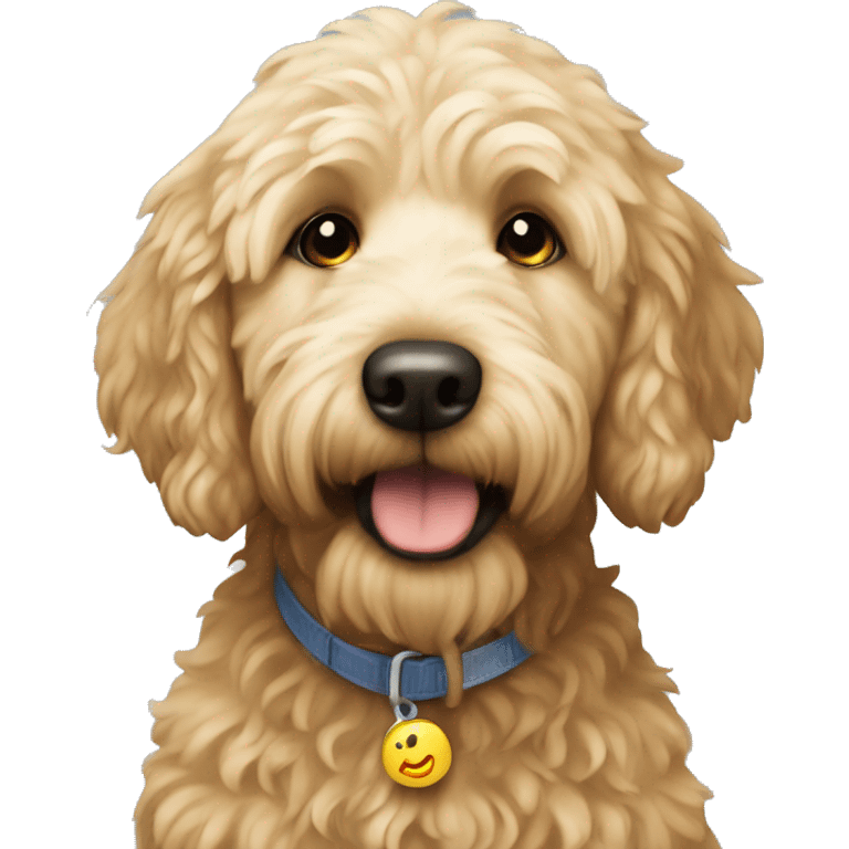 3 golden doodles emoji