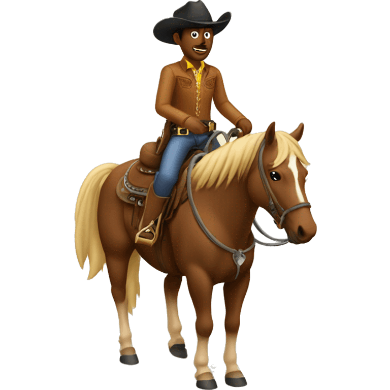 Cowboy on horseback  emoji