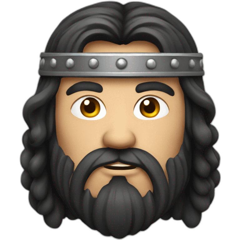 dark hair viking beer emoji