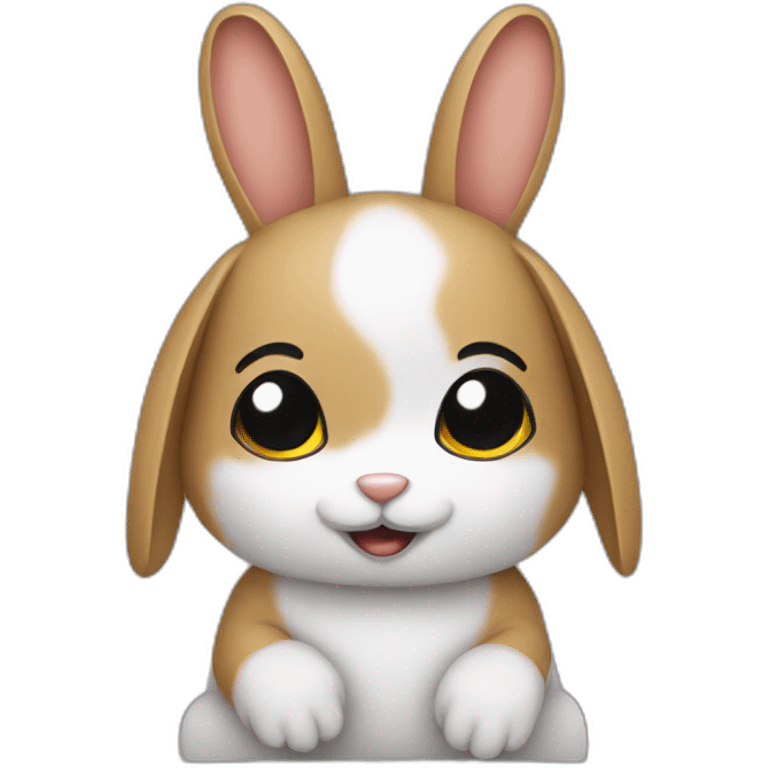 rabbits coding emoji