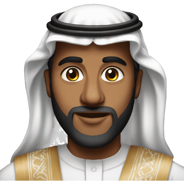 photorealistic Khalid of Saudi Arabia emoji