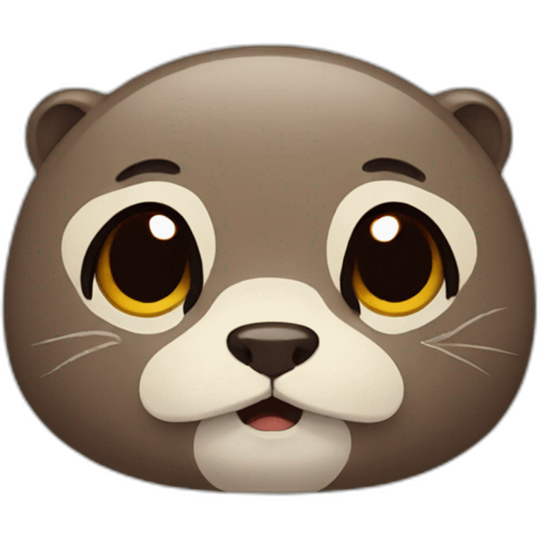 sad otter crying emoji