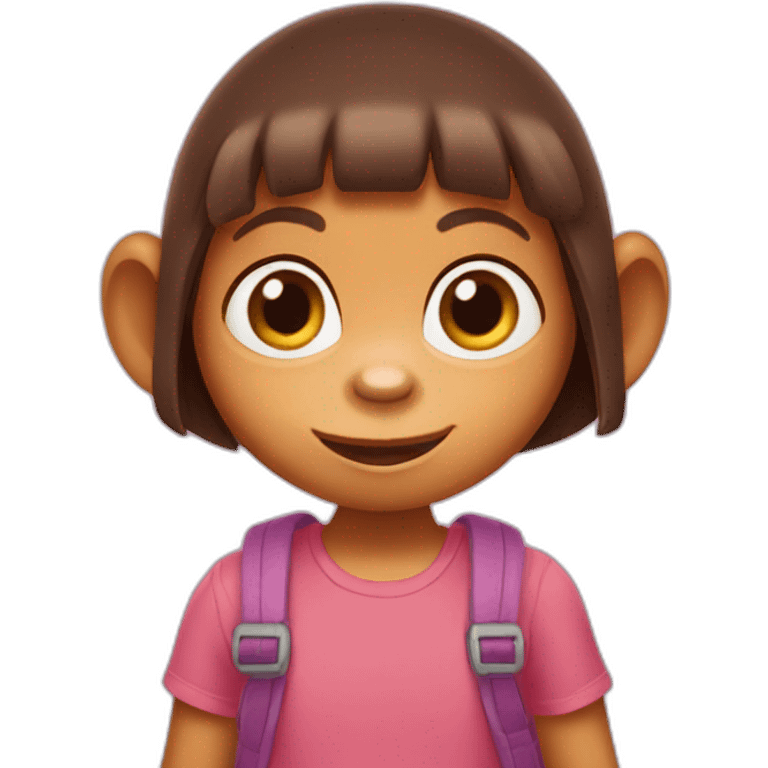 Dora the explorer monkey emoji