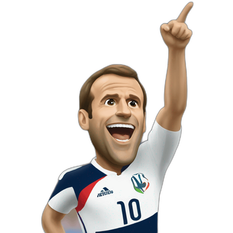 Macron qui est au wc emoji