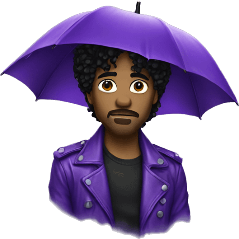 Purple rain emoji