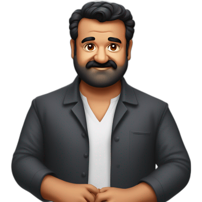 Indian actor mohanlal emoji