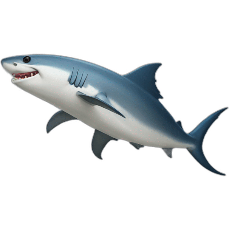 rooster shark emoji