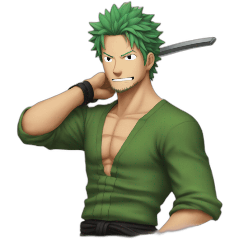 Zoro one pièce emoji