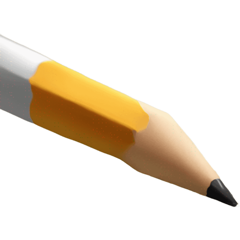 writing pencil on document emoji