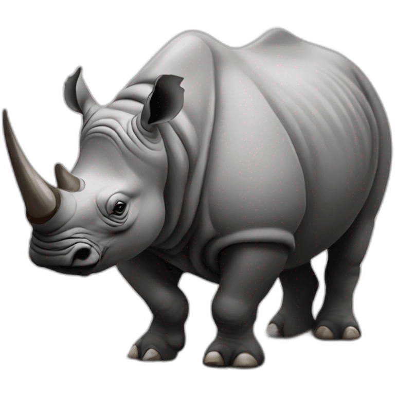 Rhino tatoo vs panda emoji