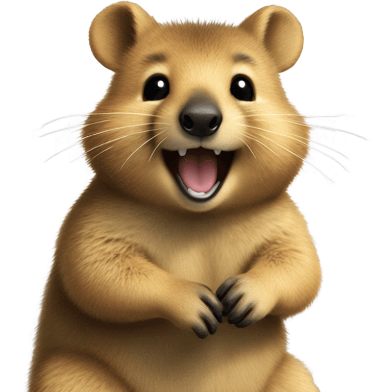 Happy quokka  emoji