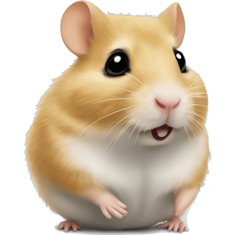 hamster with Burj Al Arab emoji