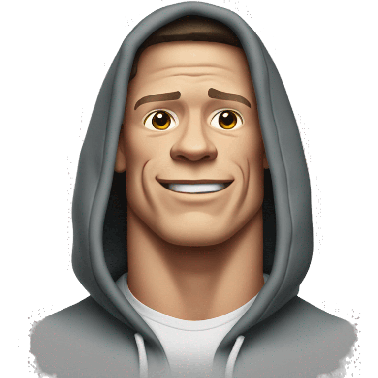 john cena wearing a hoodie emoji