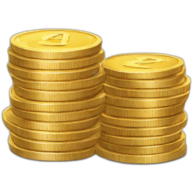 a stack of coins emoji