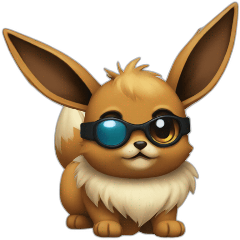 eevee with an eyepatch emoji